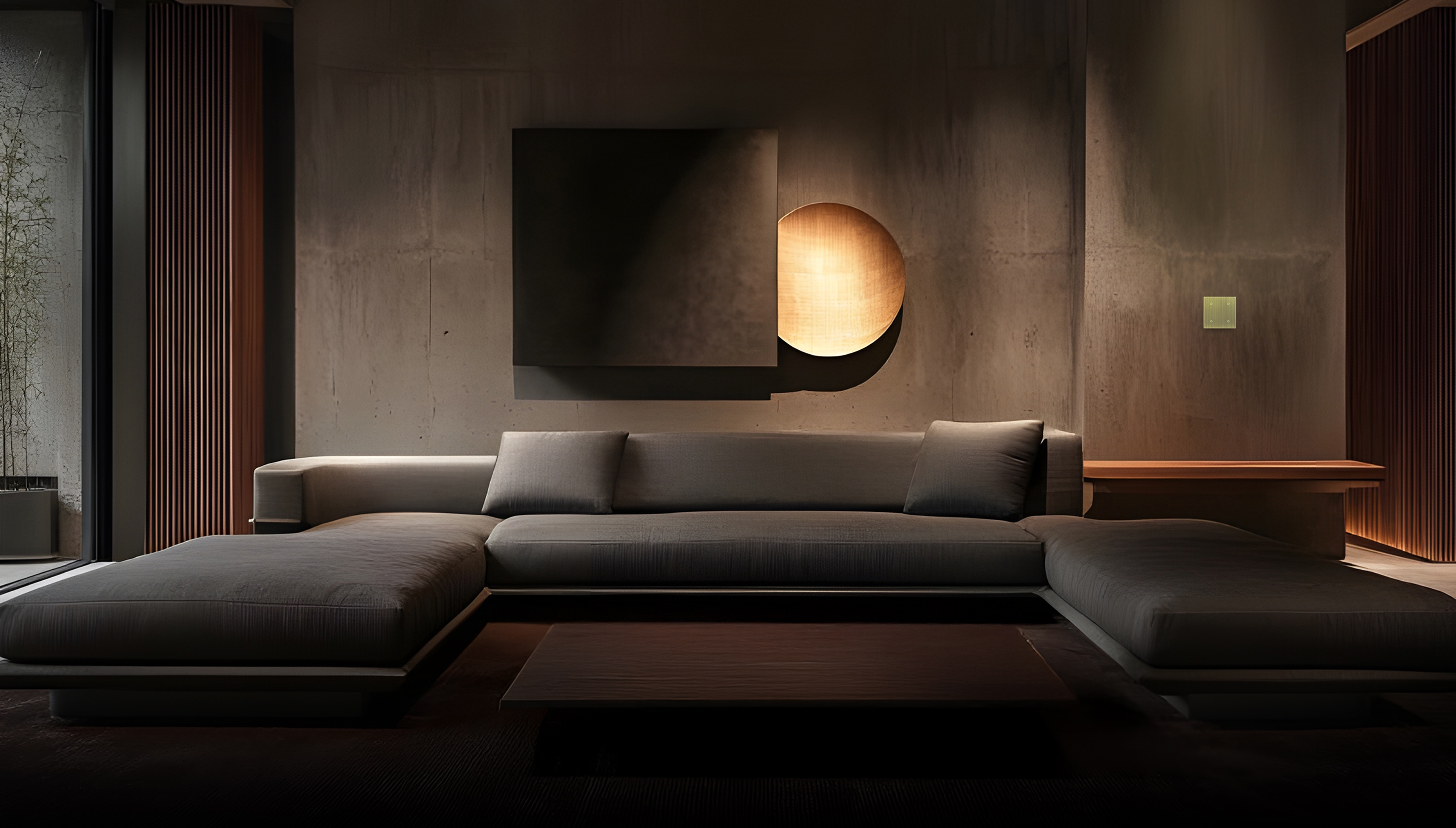 A stylish bedroom with a generous bed and a functional desk, blending comfort and modern design elements seamlessly.